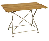 TPFGarden® Klapptisch BAD BELZIG aus Robinienholz 70x110 cm, Stahlgestell Verzinkt